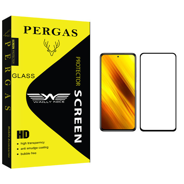محافظ صفحه نمایش وایلی نایس مدل Pergas Glass مناسب برای گوشی موبایل شیائومی Poco X3 Pro