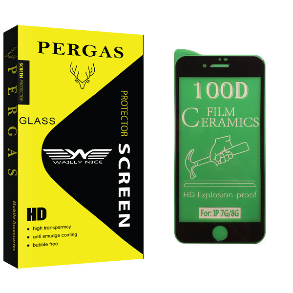 محافظ صفحه نمایش سرامیکی وایلی نایس مدل Pergas Glass مناسب برای گوشی موبایل اپل iPhone 7