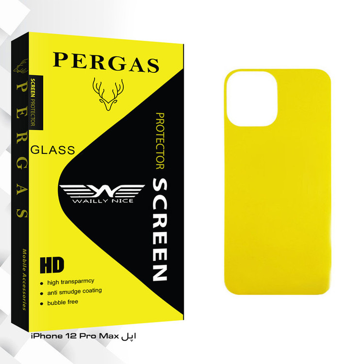 محافظ پشت گوشی وایلی نایس مدل Pergas Glass مناسب برای گوشی موبایل اپل iPhone 12 Pro Max