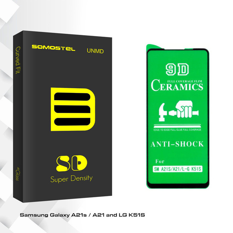 محافظ صفحه نمایش سرامیکی سوماستل مدل Sd Glass مناسب برای گوشی موبایل سامسونگ Galaxy A21s / A21 / ال جی K51S