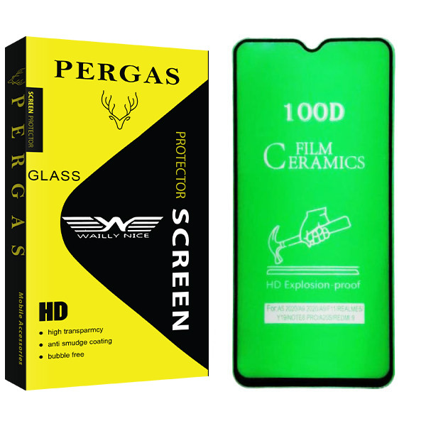 محافظ صفحه نمایش سرامیکی وایلی نایس مدل Pergas Glass مناسب برای گوشی موبایل سامسونگ Galaxy A20/ A30 / A30s / M30 / M30s / A50 / A50s