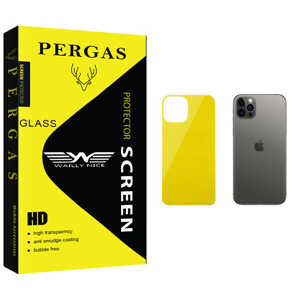 محافظ پشت گوشی وایلی نایس مدل Pergas Glass مناسب برای گوشی موبایل اپل iPhone 12 Pro