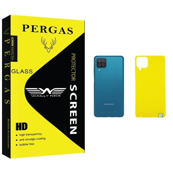 محافظ پشت گوشی وایلی نایس مدل Pergas Glass مناسب برای گوشی موبایل سامسونگ Galaxy A12
