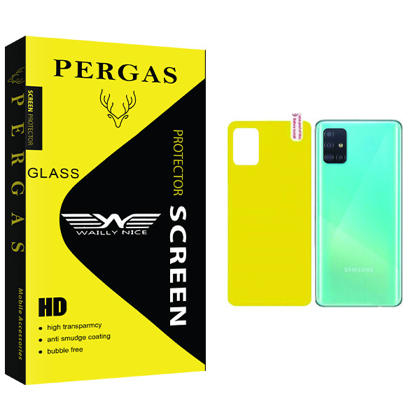 محافظ پشت گوشی وایلی نایس مدل Pergas Glass مناسب برای گوشی موبایل سامسونگ Galaxy A51