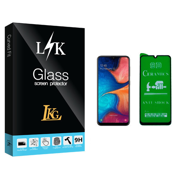 محافظ صفحه نمایش 9D ال کا جی مدل LK Glass مناسب برای گوشی موبایل سامسونگ Galaxy A20 / A30 / A50 / M30