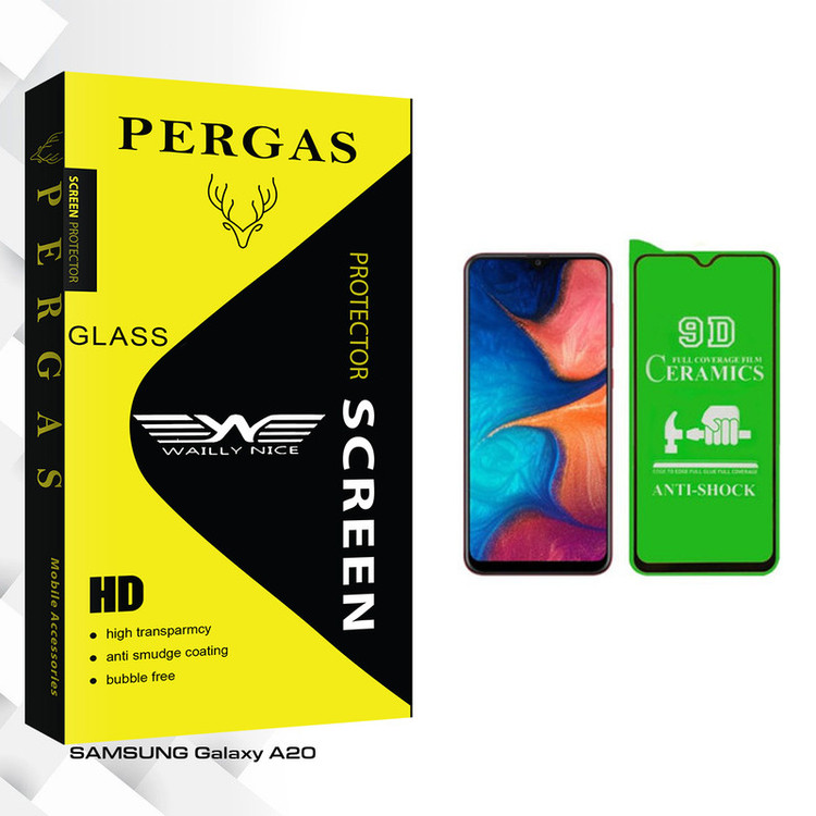 محافظ صفحه نمایش سرامیکی وایلی نایس مدل Pergas Glass مناسب برای گوشی موبایل سامسونگ Galaxy A20
