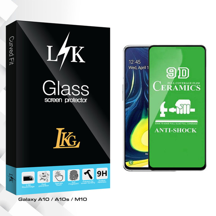 محافظ صفحه نمایش 9D ال کا جی مدل LK Glass مناسب برای گوشی موبایل سامسونگ Galaxy A10 / A10s / M10