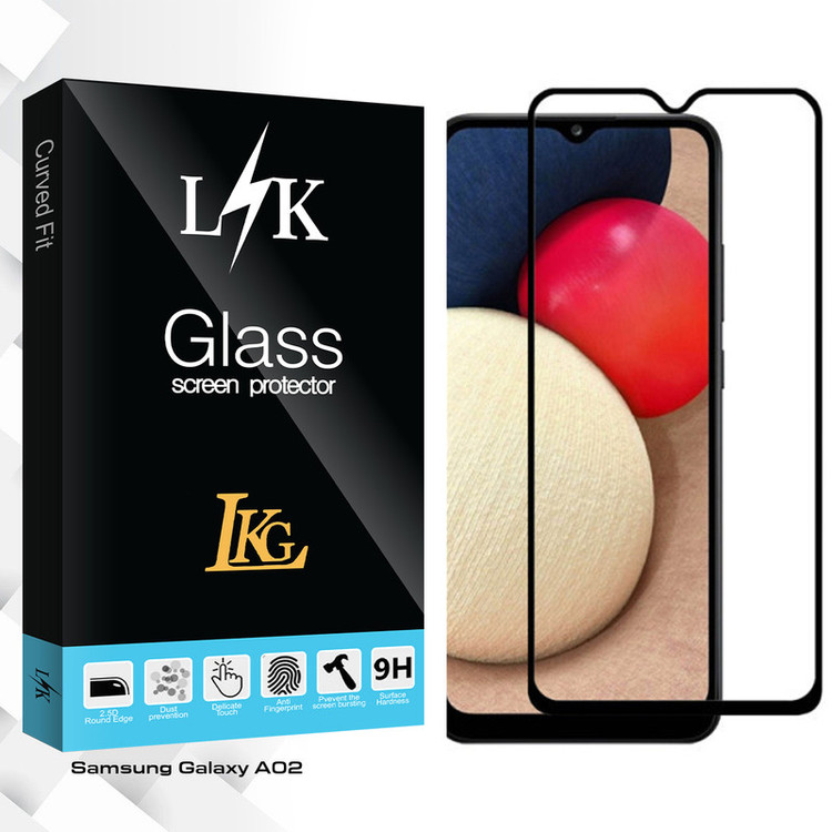 محافظ صفحه نمایش سرامیکی ال کا جی مدل LK Glass مناسب برای گوشی موبایل سامسونگ Galaxy A02