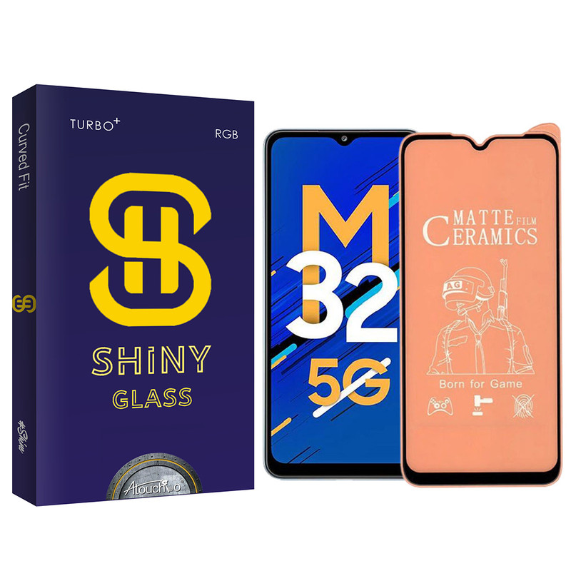 محافظ صفحه نمایش سرامیکی آتوچبو مدل Shiny Glass مناسب برای گوشی موبایل سامسونگ Galaxy M32 5G