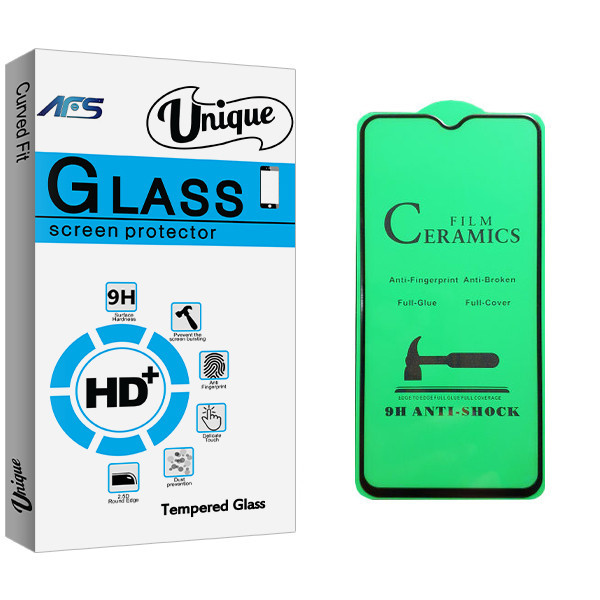 محافظ صفحه نمایش سرامیکی ای اف اس مدل Unique Glass مناسب برای گوشی موبایل سامسونگ Galaxy M31