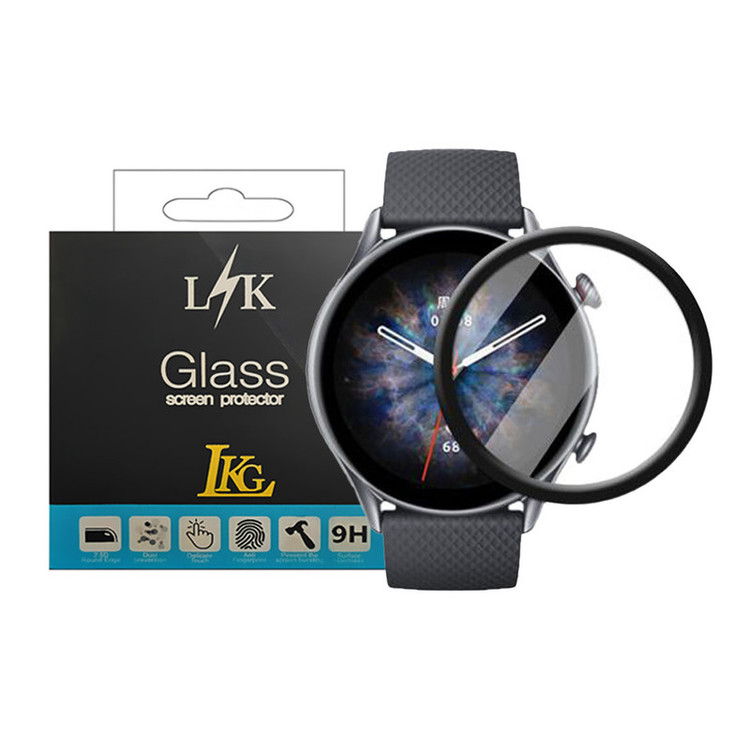 محافظ صفحه نمایش ال کا جی مدل PMMA مناسب برای ساعتهای هوشمند GTR4امازفیت / GTR Mini / T-Rex2 / Mi Watch / ایمیکی T1