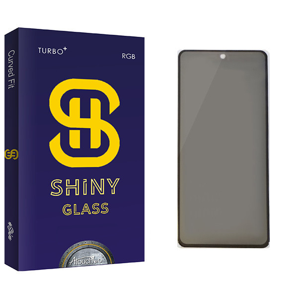 محافظ صفحه نمایش حریم شخصی آتوچبو مدل Shiny Glass مناسب برای گوشی موبایل شیائومی Redmi Note 9 Pro
