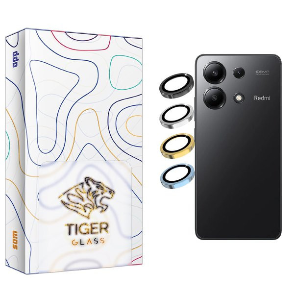 محافظ لنز گوشی تایگر گلس مدل APL2 Ringi مناسب برای گوشی موبایل شیائومی Redmi Note 13 4G