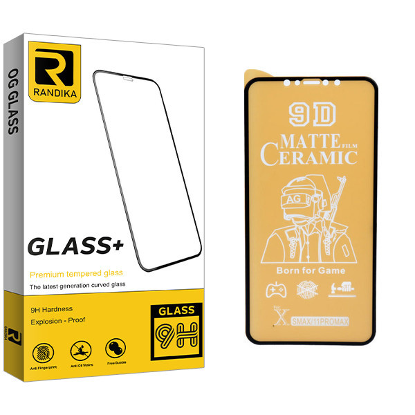 محافظ صفحه نمایش سرامیکی مات راندیکا مدل GLD مناسب برای گوشی موبایل اپل iphone 11 Pro Max/ XS Max