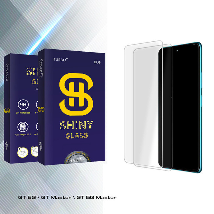 محافظ صفحه نمایش شیشه ای آتوچبو مدل Shiny Glass MIX مناسب برای گوشی موبایل ریلمی GT 5G / GT Master / GT 5G Master بسته دو عددی