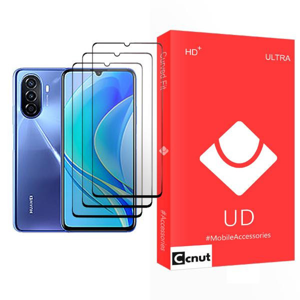 محافظ صفحه نمایش سرامیکی کوکونات مدل UD Glass3 مناسب برای گوشی موبایل هوآوی nova Y70 Plus بسته سه عددی