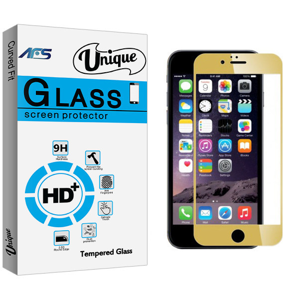محافظ صفحه نمایش ای اف اس مدل Unique Glass مناسب برای گوشی موبایل اپل Iphone 6 plus / 6s plus