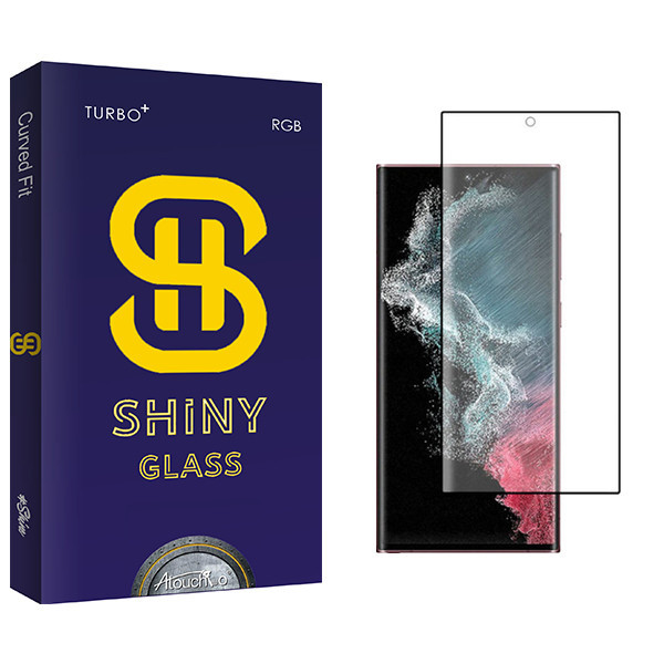 محافظ صفحه نمایش آتوچبو مدل Shiny Glass مناسب برای گوشی موبایل سامسونگ Galaxy S22 Ultra
