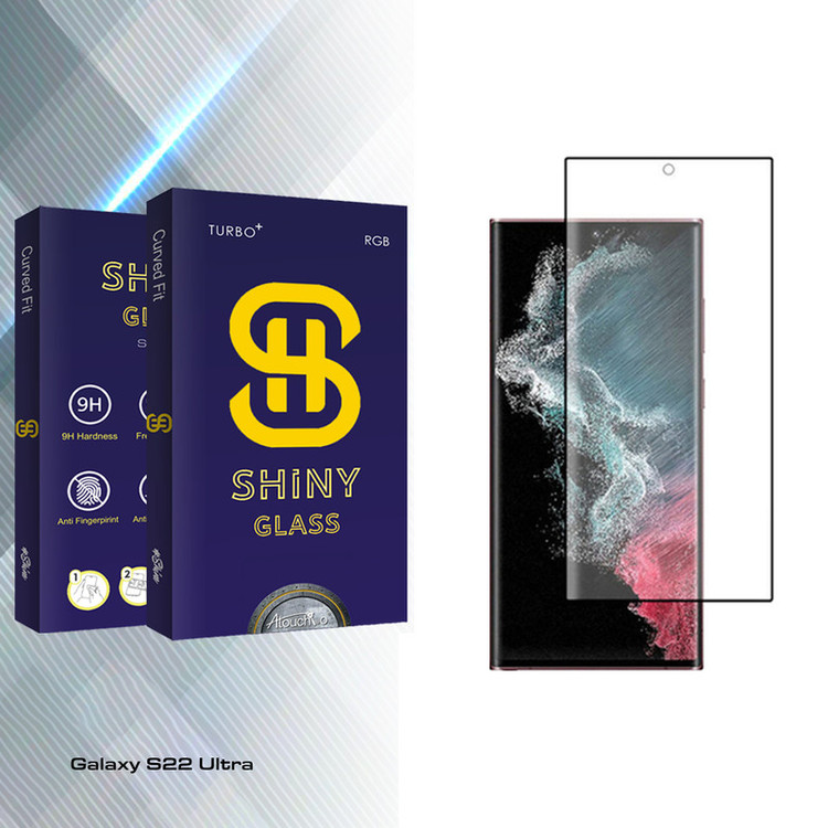 محافظ صفحه نمایش آتوچبو مدل Shiny Glass مناسب برای گوشی موبایل سامسونگ Galaxy S22 Ultra