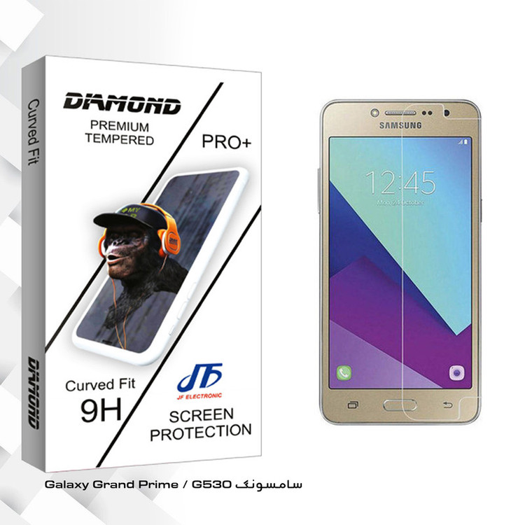 محافظ صفحه نمایش جی اف مدل Diamond glass مناسب برای گوشی موبایل سامسونگ Galaxy Grand Prime / G530