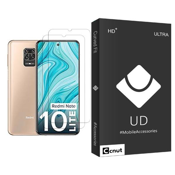محافظ صفحه نمایش کوکونات مدل UDB Ultra MIX002 مناسب برای گوشی موبایل شیائومی Redmi Note 10 Lite بسته دو عددی