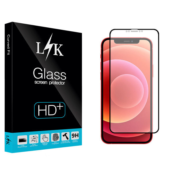 محافظ صفحه نمایش سرامیکی ال کی مدل Hard glass مناسب برای گوشی موبایل اپل iPhone 12 Pro Max