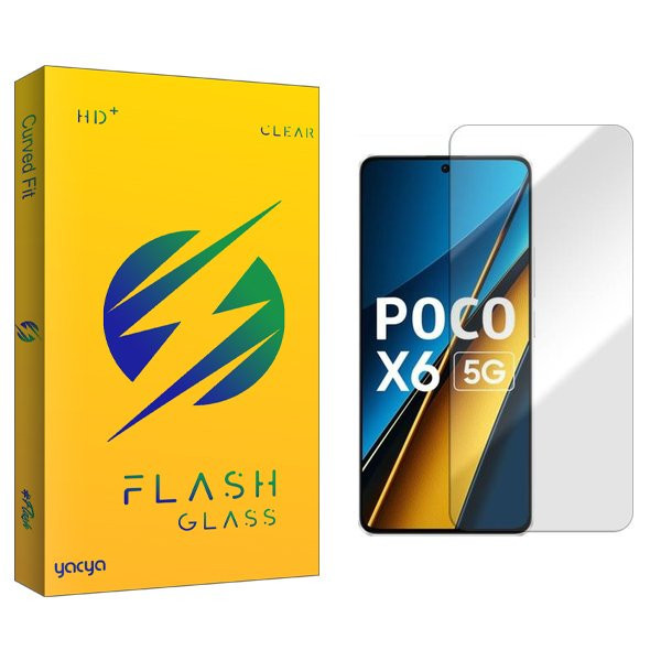 محافظ صفحه نمایش یاکیا مدل Yac مناسب برای گوشی موبایل شیائومی Poco X6