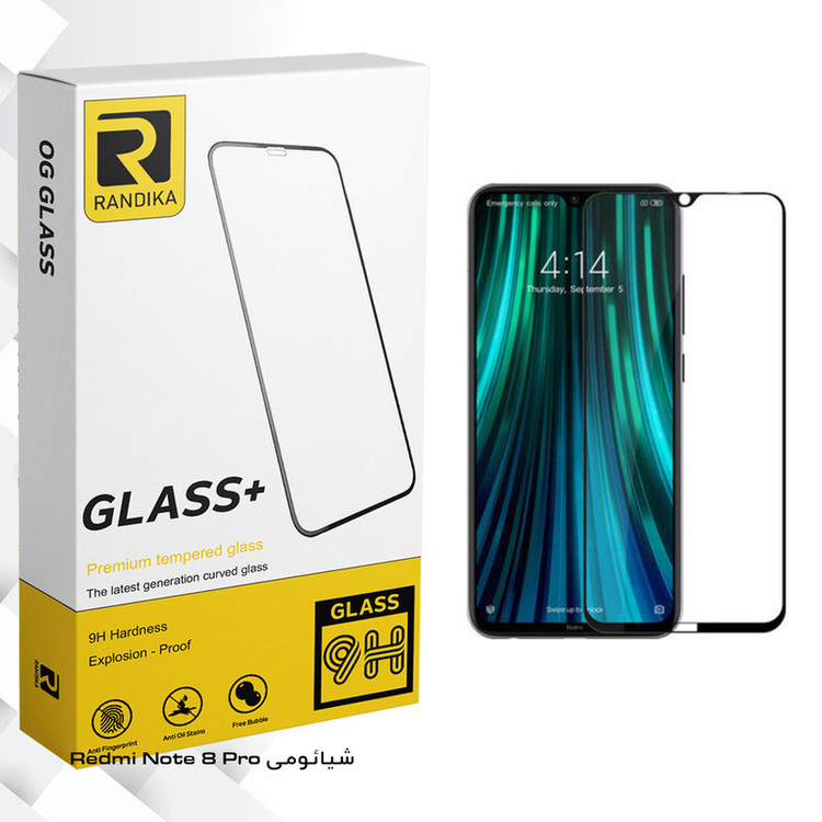 محافظ صفحه نمایش راندیکا مدل GLD مناسب برای گوشی موبایل شیائومی Redmi Note 8 Pro