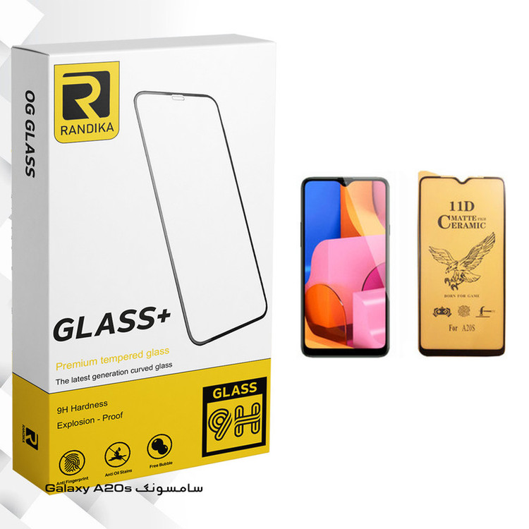 محافظ صفحه نمایش سرامیکی راندیکا مدل GLD مناسب برای گوشی موبایل سامسونگ Galaxy A20s