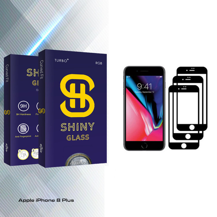 محافظ صفحه نمایش آتوچبو مدل Shiny مناسب برای گوشی موبایل اپل iPhone 8 Plus بسته سه عددی