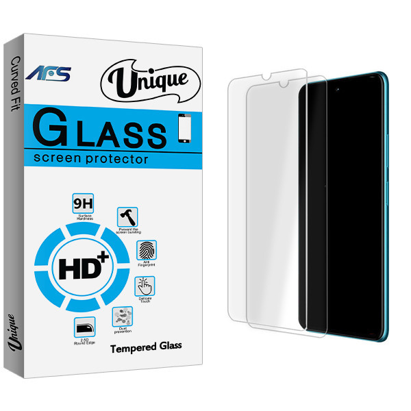محافظ صفحه نمایش شیشه ای ای اف اس مدل Unique Glass MIX مناسب برای گوشی موبایل سامسونگ Galaxy A23 بسته دو عددی