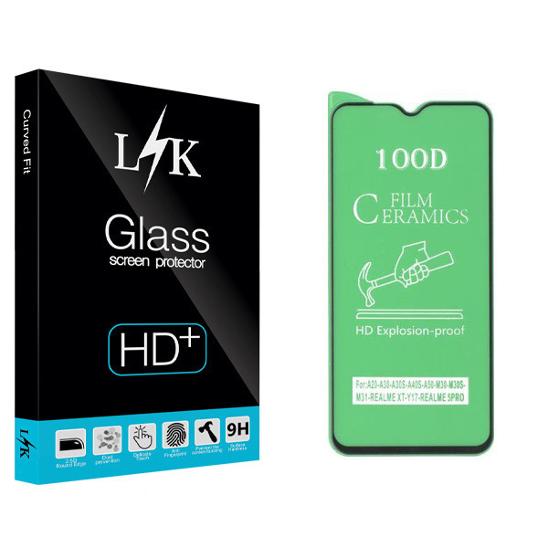 محافظ صفحه نمایش سرامیکی ال کی مدل Hard glass مناسب برای گوشی موبایل سامسونگ Galaxy A50