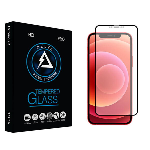 محافظ صفحه نمایش مات دلتا مدل HD مناسب برای گوشی موبایل اپل iPhone 12 / 12 Pro
