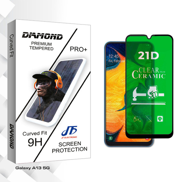 محافظ صفحه نمایش سرامیکی شفاف جی اف مدل Diamond Glass مناسب برای گوشی موبایل سامسونگ Galaxy A13 5G