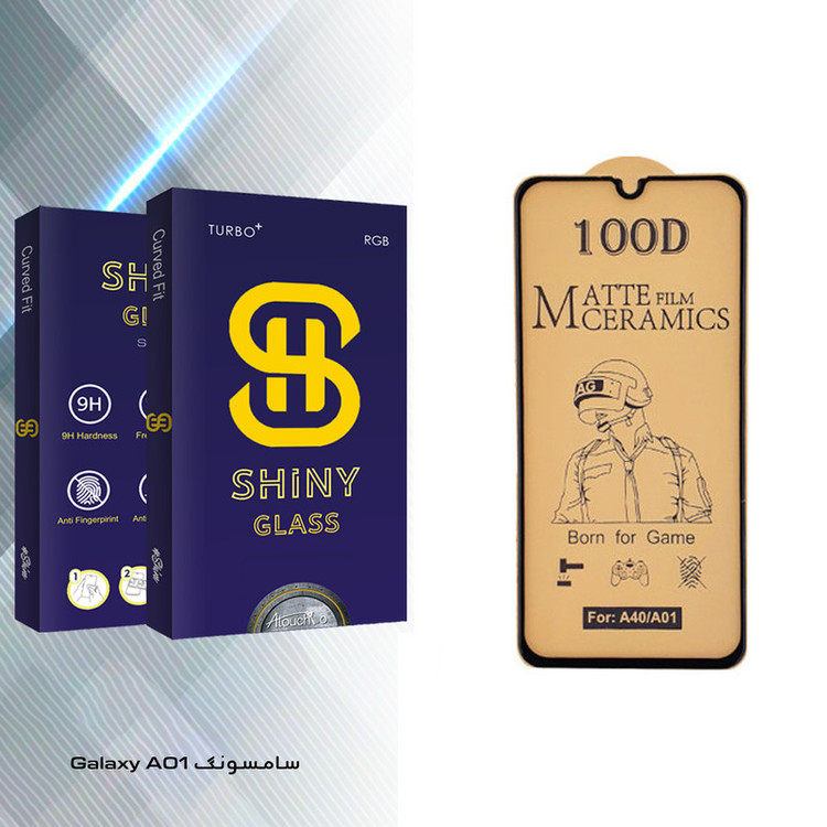 محافظ صفحه نمایش سرامیکی آتوچبو مدل Shiny Glass مناسب برای گوشی موبایل سامسونگ Galaxy A01