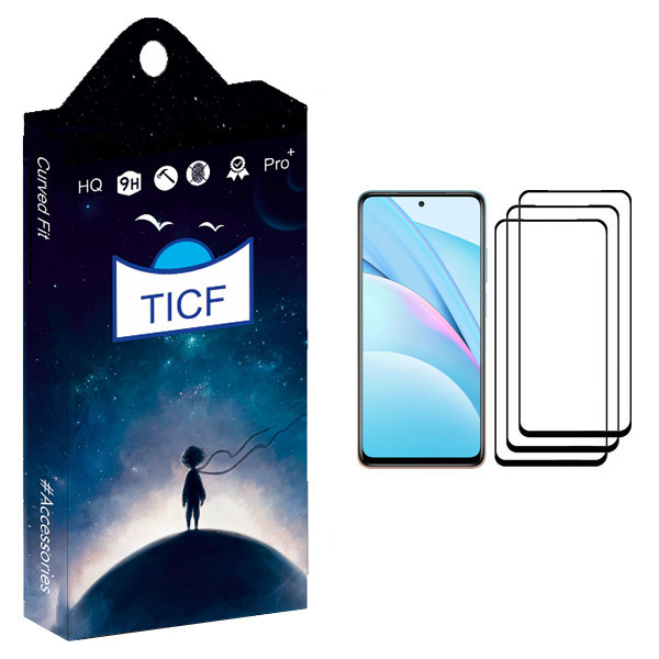 محافظ صفحه نمایش تی ای سی اف مدل +HD مناسب برای گوشی موبایل شیائومی Mi 10T Lite 5G بسته سه عددی