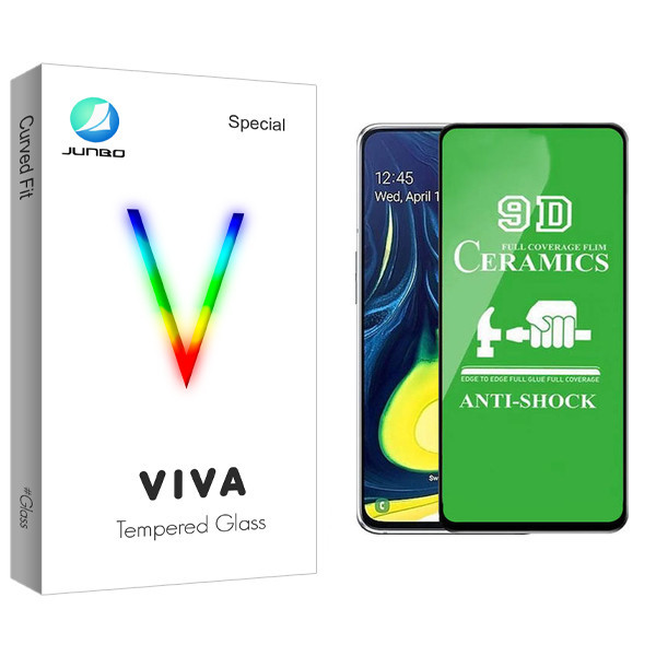 محافظ صفحه نمایش 9D جانبو مدل Viva Glass مناسب برای گوشی موبایل سامسونگ Galaxy A71