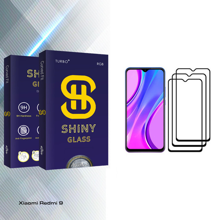 محافظ صفحه نمایش آتوچبو مدل Shiny Glass مناسب برای گوشی موبایل شیائومی Redmi 9 بسته سه عددی