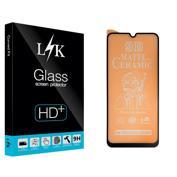 محافظ صفحه نمایش مات ال کی مدل Hard glass مناسب برای گوشی موبایل سامسونگ Galaxy A30