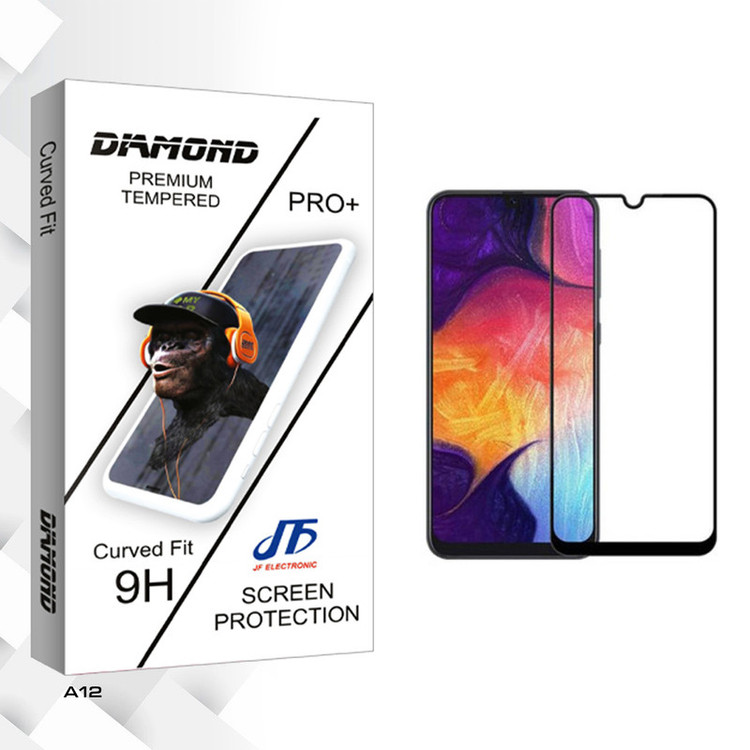 محافظ صفحه نمایش جی اف مدل Diamond glass مناسب برای گوشی موبایل سامسونگ Galaxy A12