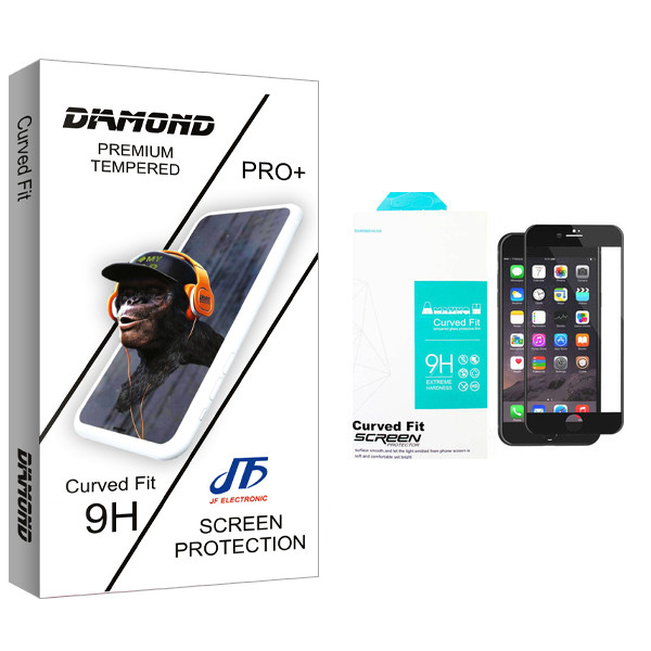 محافظ صفحه نمایش مات جی اف مدل Diamond glass مناسب برای گوشی موبایل اپل Iphone 7 plus