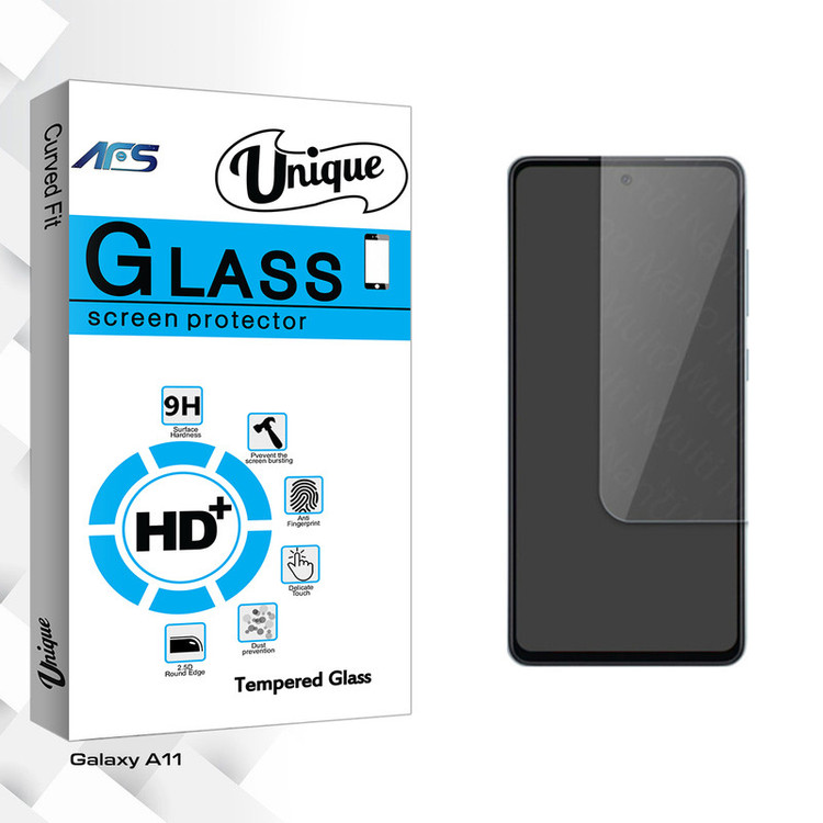 محافظ صفحه نمایش ای اف اس مدل Unique Glass مناسب برای گوشی موبایل سامسونگ Galaxy A11