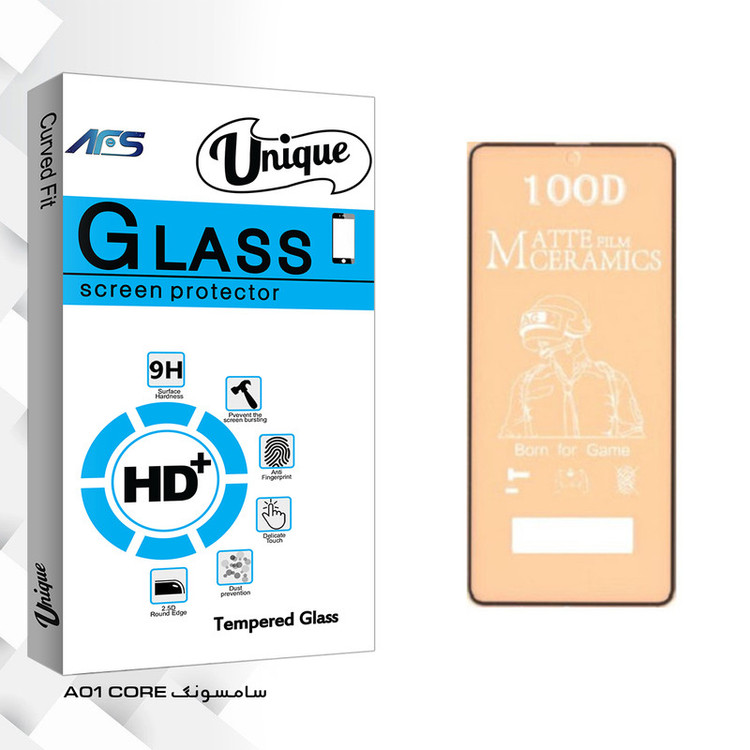 محافظ صفحه نمایش مات ای اف اس مدل Unique Glass مناسب برای گوشی موبایل سامسونگ Galaxy A01 CORE