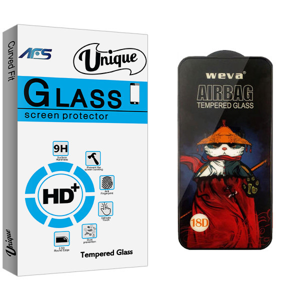 محافظ صفحه نمایش شیشه ای ای اف اس مدل Unique Glass_Airbag مناسب برای گوشی موبایل شیائومی Poco X3 GT