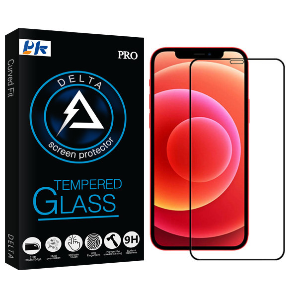 محافظ صفحه نمایش پی کی مدل Delta Glass مناسب برای گوشی موبایل اپل Iphone 12