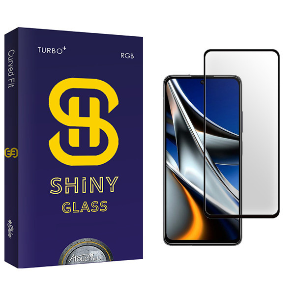 محافظ صفحه نمایش سرامیکی شفاف آتوچبو مدل Shiny Glass مناسب برای گوشی موبایل شیائومی Poco X4 Pro 5G 2201116PG