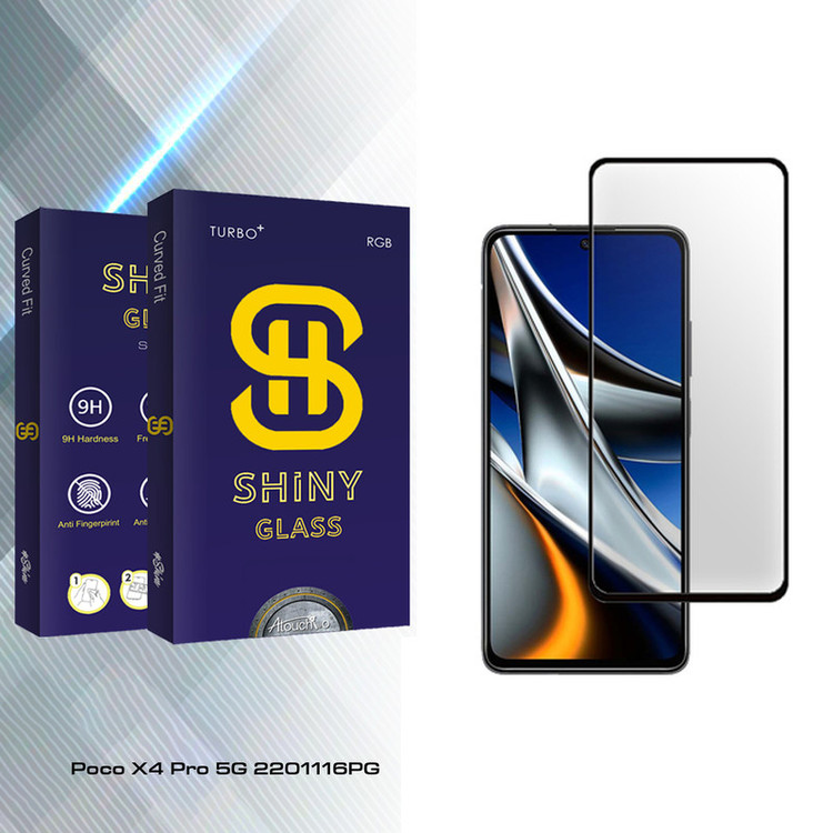 محافظ صفحه نمایش سرامیکی شفاف آتوچبو مدل Shiny Glass مناسب برای گوشی موبایل شیائومی Poco X4 Pro 5G 2201116PG