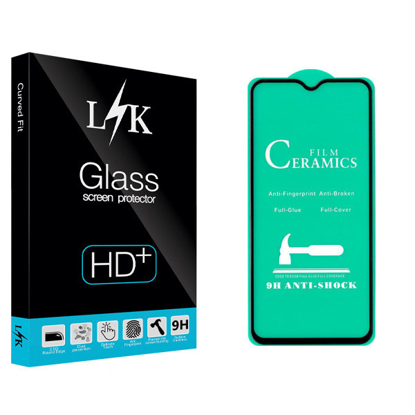 محافظ صفحه نمایش سرامیکی ال کی مدل Hard glass مناسب برای گوشی موبایل سامسونگ Galaxy A50