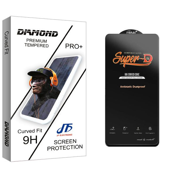 محافظ صفحه نمایش جی اف مدل Diamond SuperD AntiStatic مناسب برای گوشی موبایل ویوو S16E