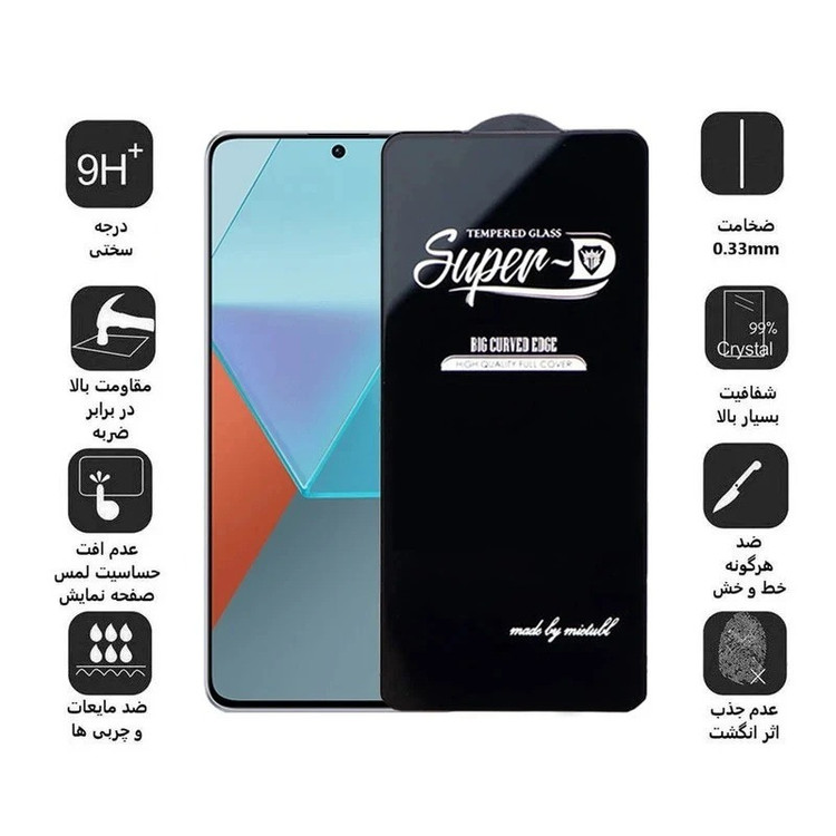 محافظ صفحه نمایش سوپردی ال کا جی مدل SuperD LKK مناسب برای گوشی موبایل سامسونگ Galaxy C55 / F55 - بسته دو عددی